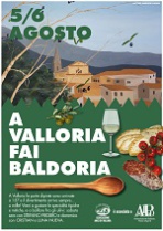 Plakat der Amici di Valloria für 2014